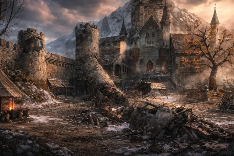 Paysage Manoir Tresandar