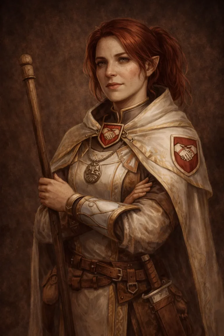 Prêtresse Ilmater Portrait